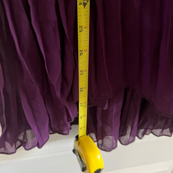 Weissman Pleated Purple Lace Dance Costume Size LC - Picture 10 of 16